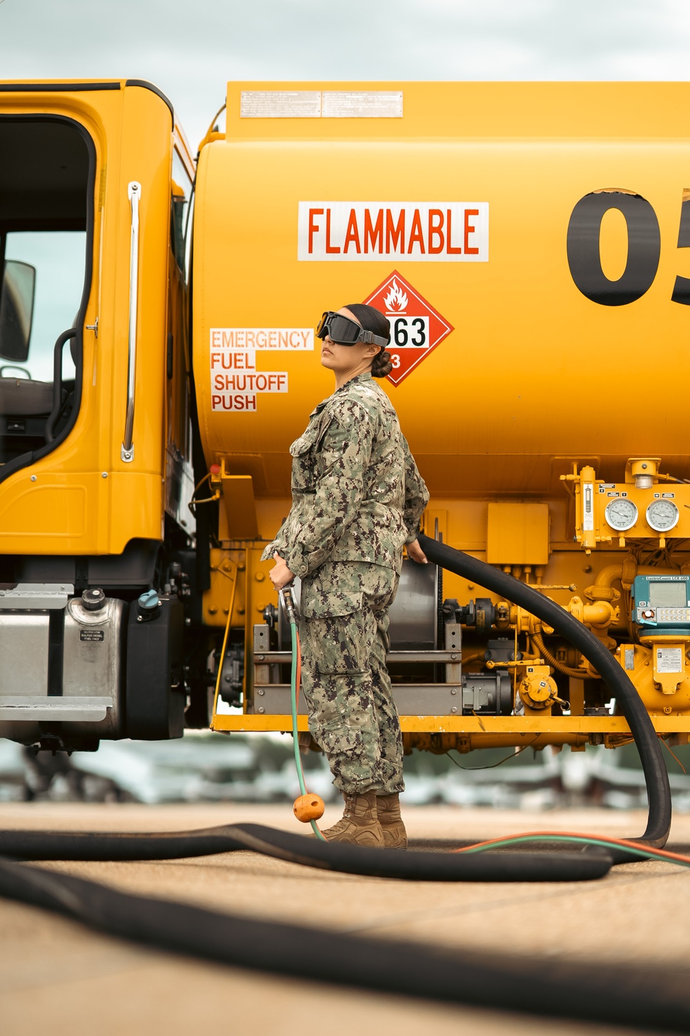 Blue Blasters conduct maintenance