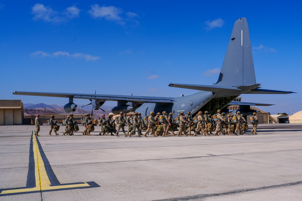 Chilean Paracaidistas Static Line Jump