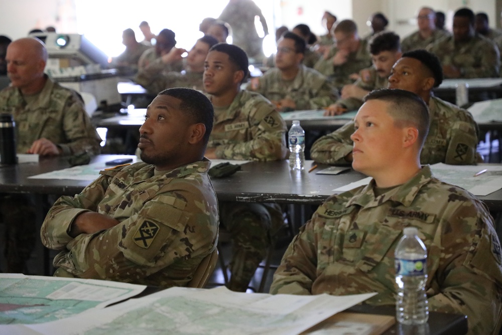 Soldiers sharpen skills during land navigation training