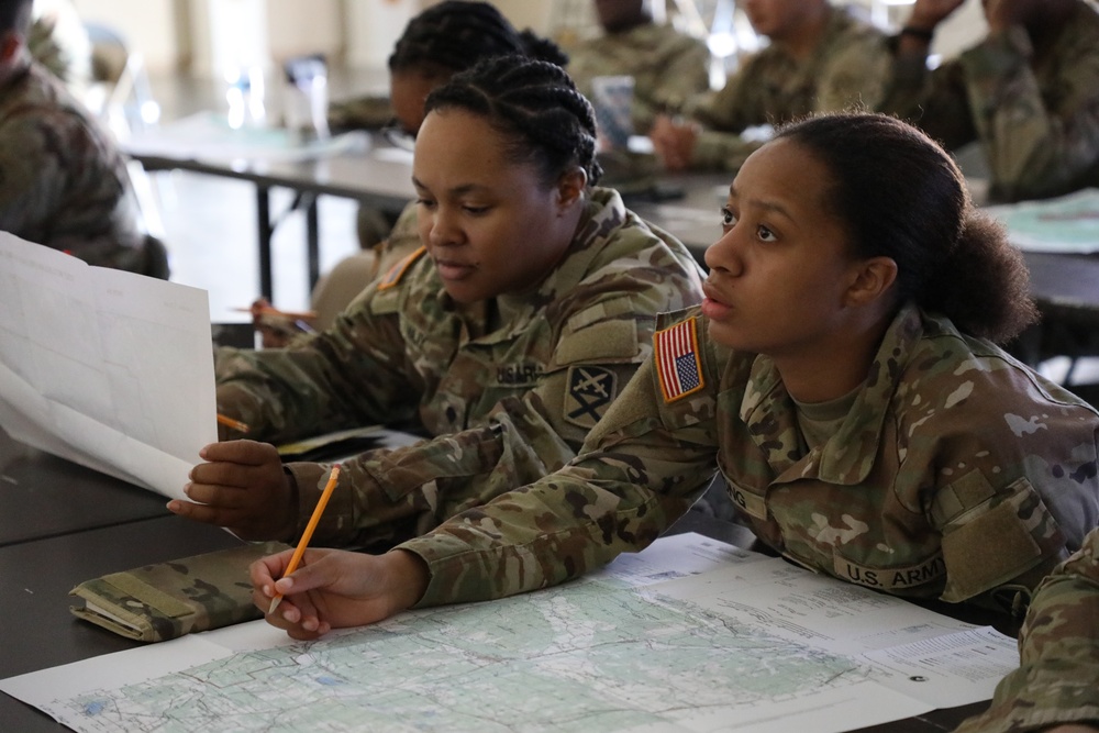 Soldiers sharpen skills during land navigation training