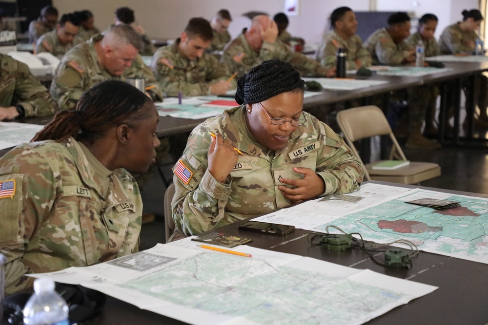 Soldiers sharpen skills during land navigation training
