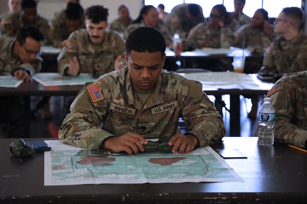 Soldiers sharpen skills during land navigation training