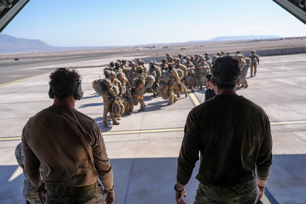 Chilean Paracaidistas Static Line Jump