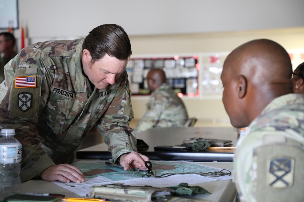 Soldiers sharpen skills during land navigation training