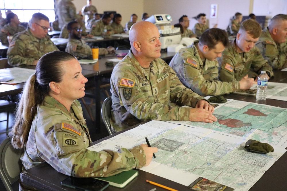 Soldiers sharpen skills during land navigation training