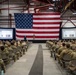 High Rollers attend Ready Airman Training (RAT) in the Fuel Cell Hangar at the Nevada Air National Guard Base on June 5, 2025.