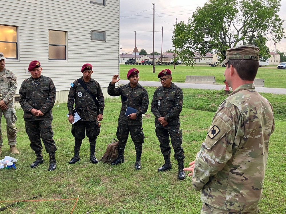 Kaibil-Arkansas Joint Training Exercise in Fort Chaffee, Ark.