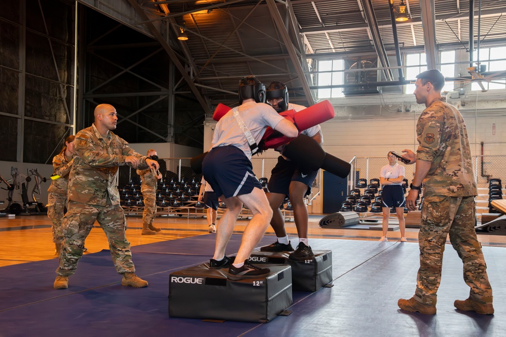 AFROTC Cadets practice combative skills