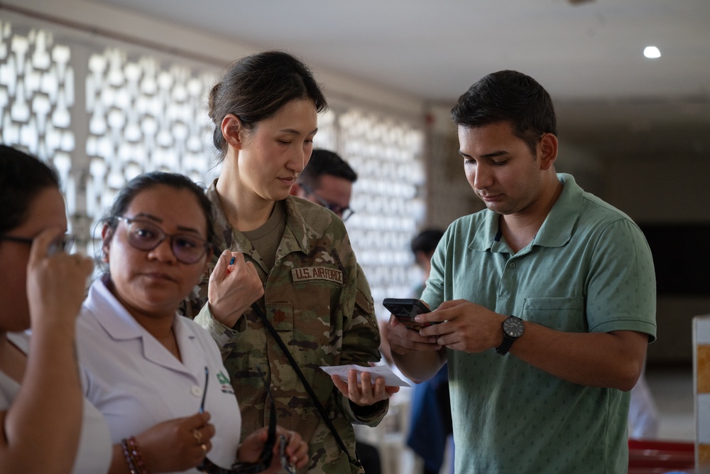 U.S. Air Force medical team provides vision aid at Hospital Regional de Loreto in Iquitos, Peru