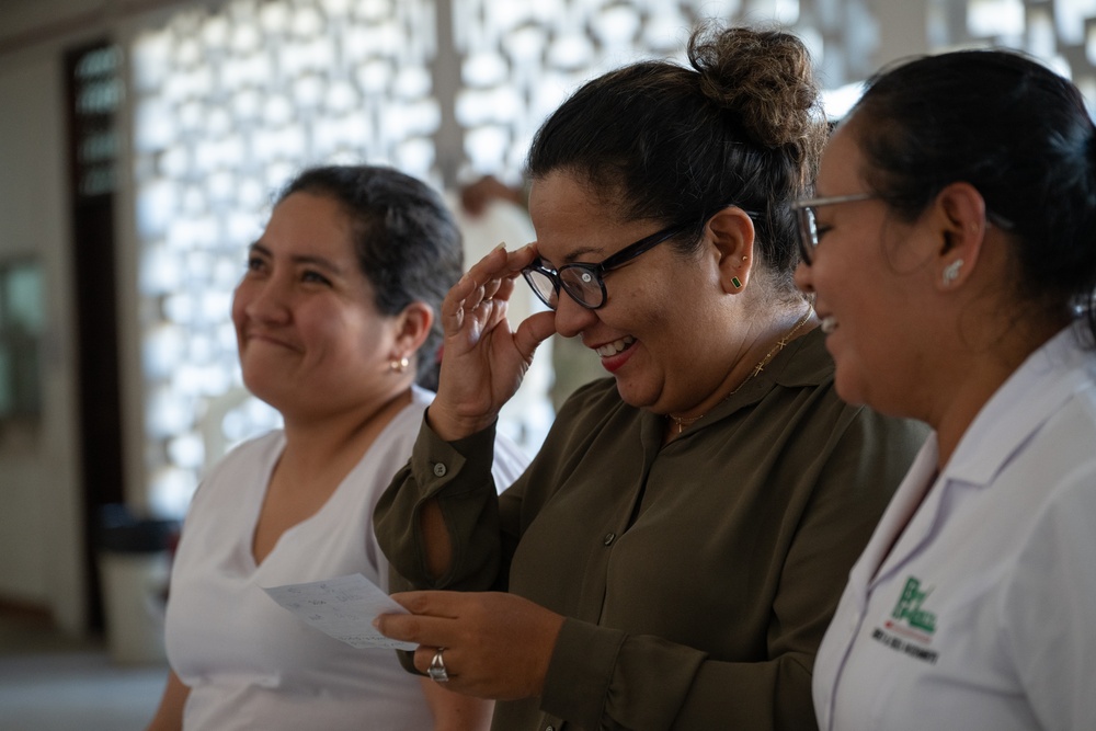U.S. Air Force medical team provides vision aid at Hospital Regional de Loreto in Iquitos, Peru