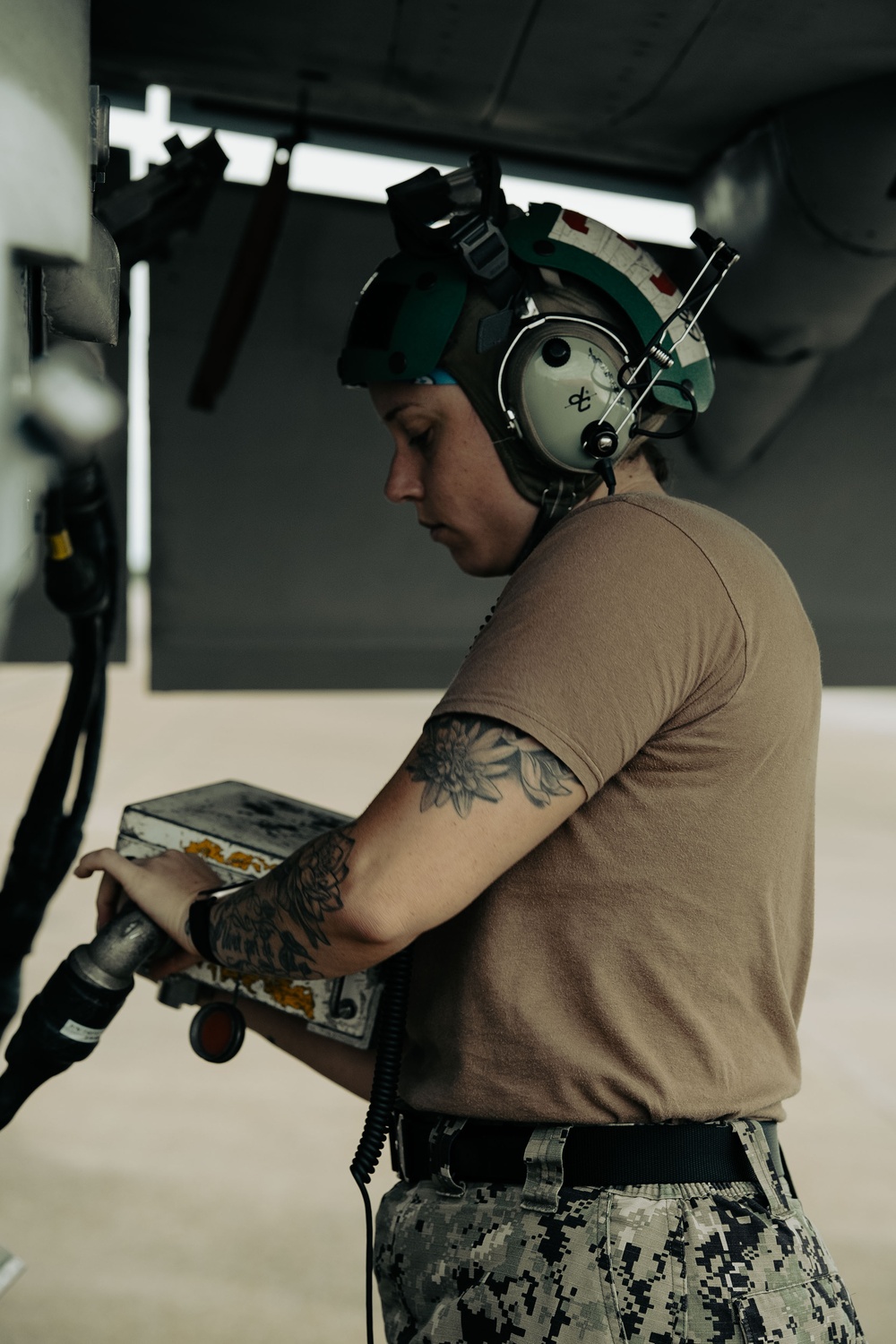 Blue Blasters conduct maintenance