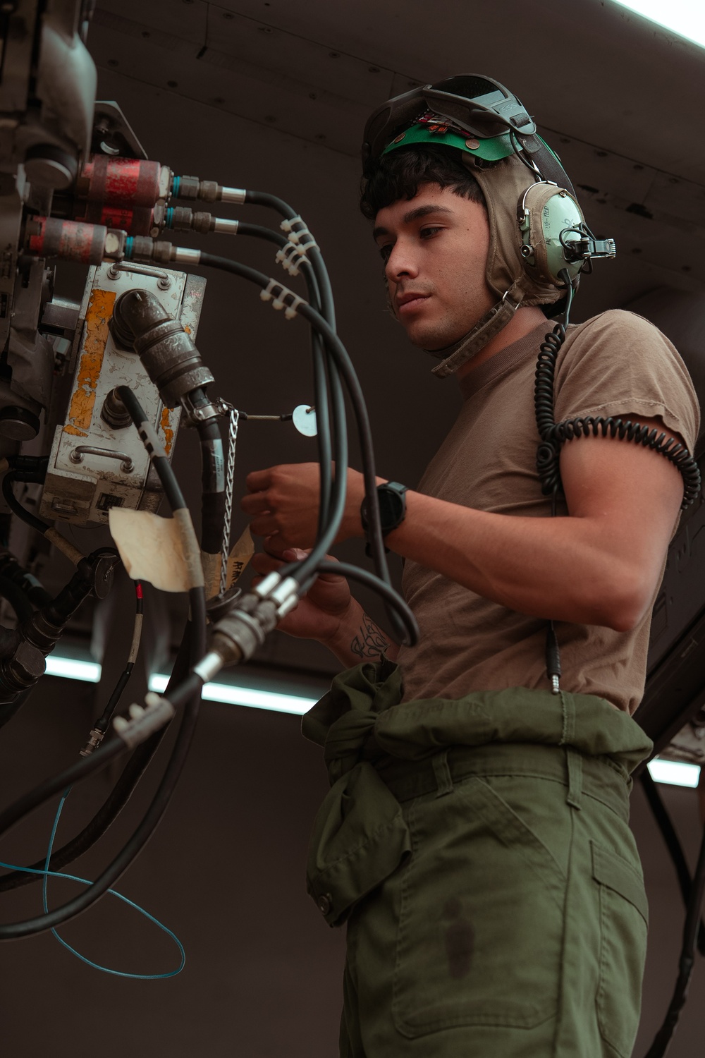Blue Blasters conduct maintenance