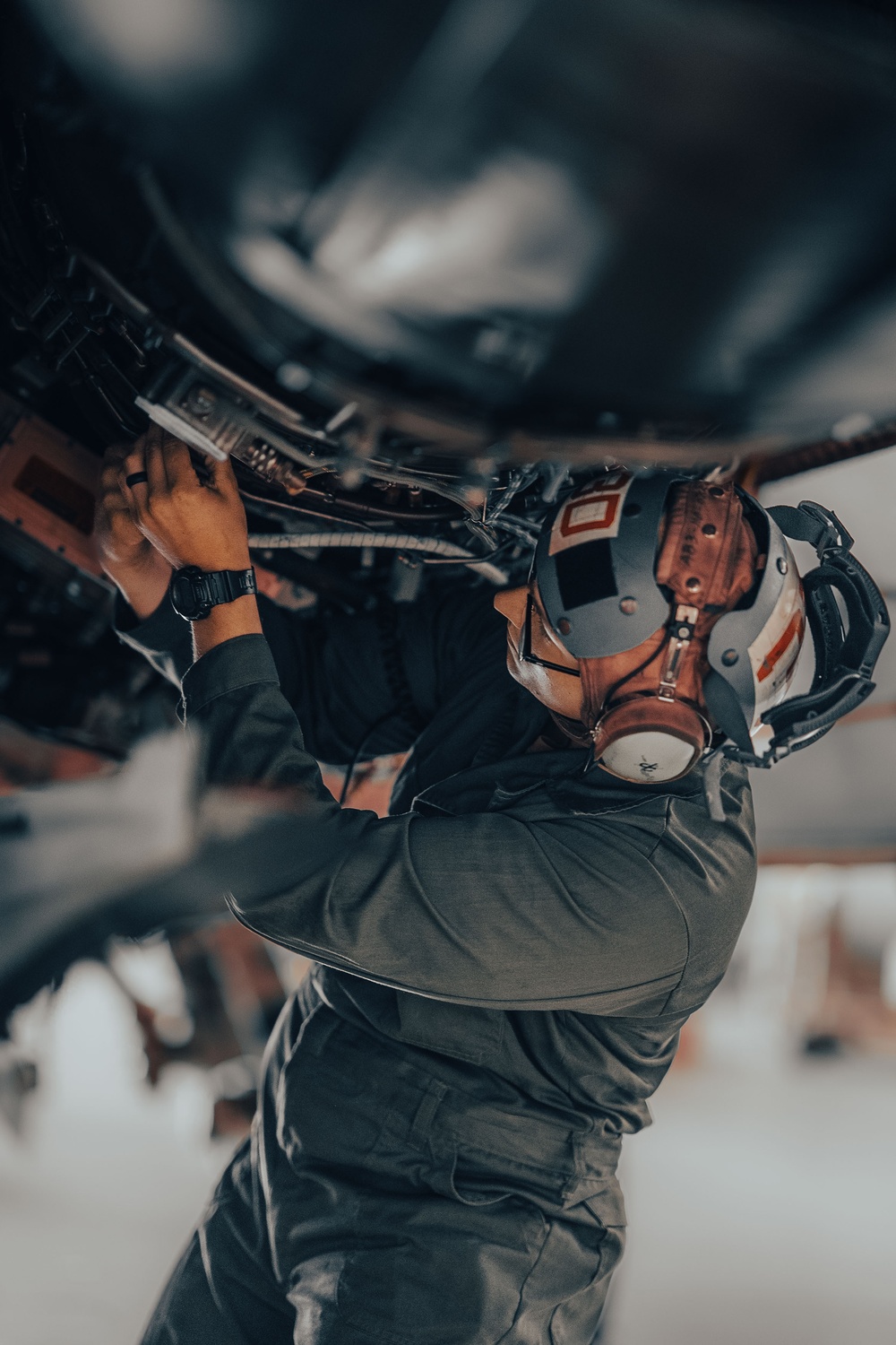 Blue Blasters conduct maintenance