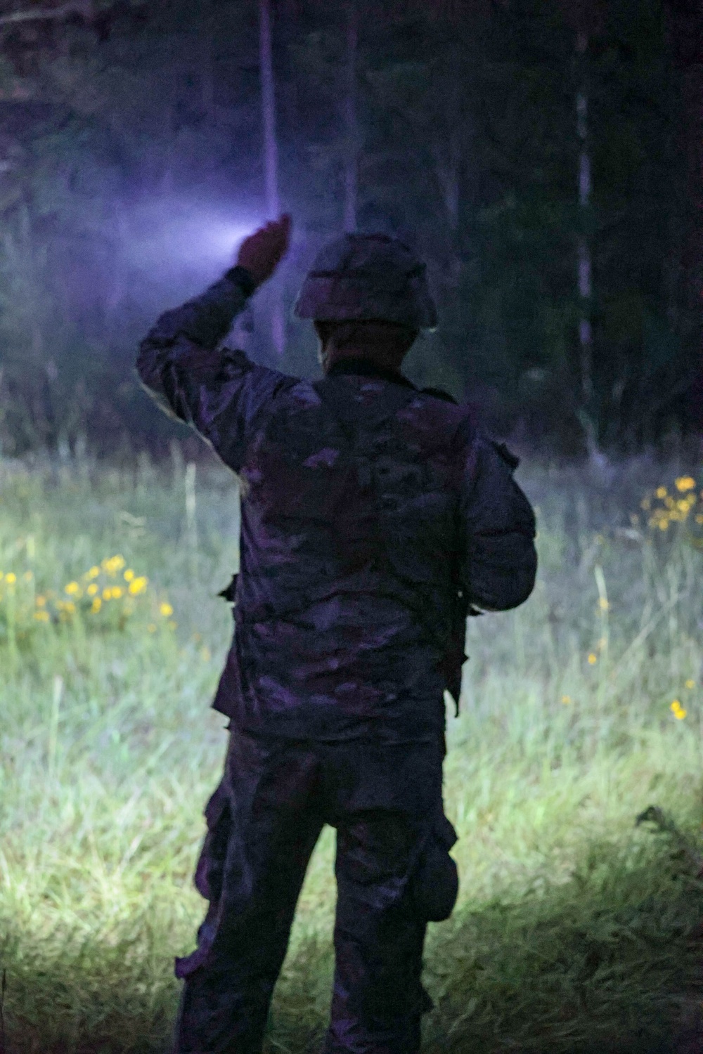 The 181st Forward Support Company conducts training exercise
