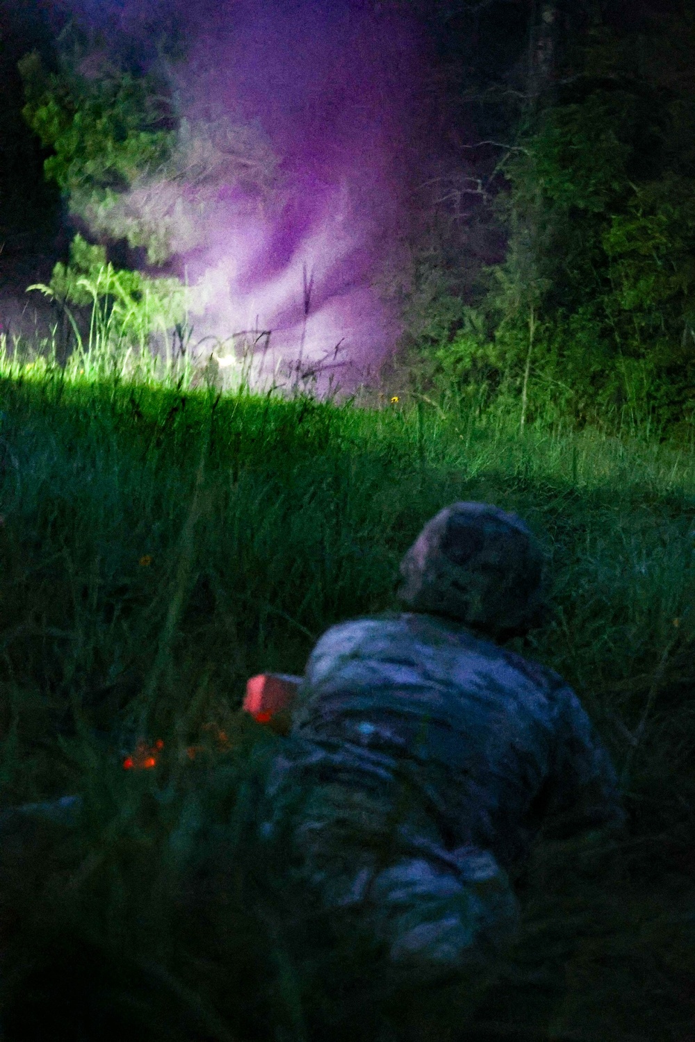 The 181st Forward Support Company conducts training exercise