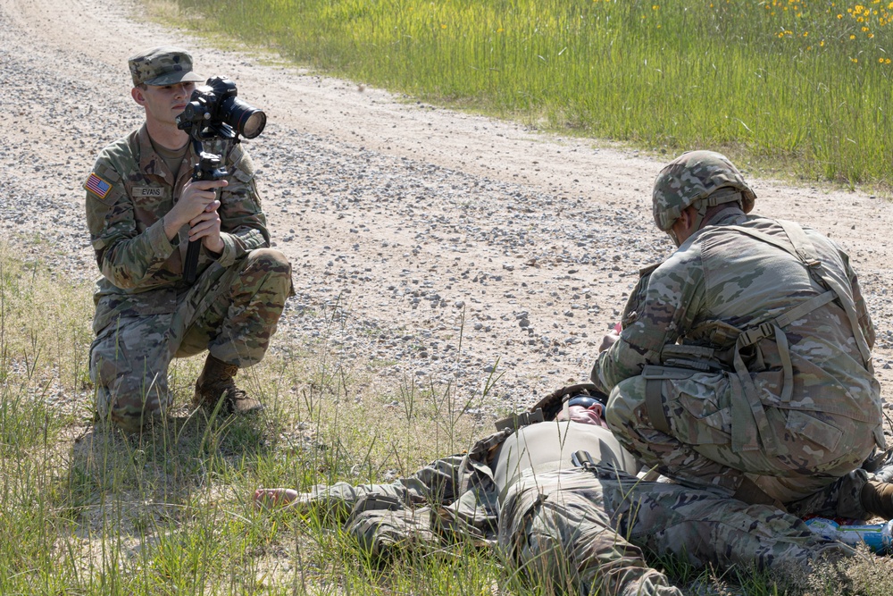 181st Public Affairs Specialist documents training exercise