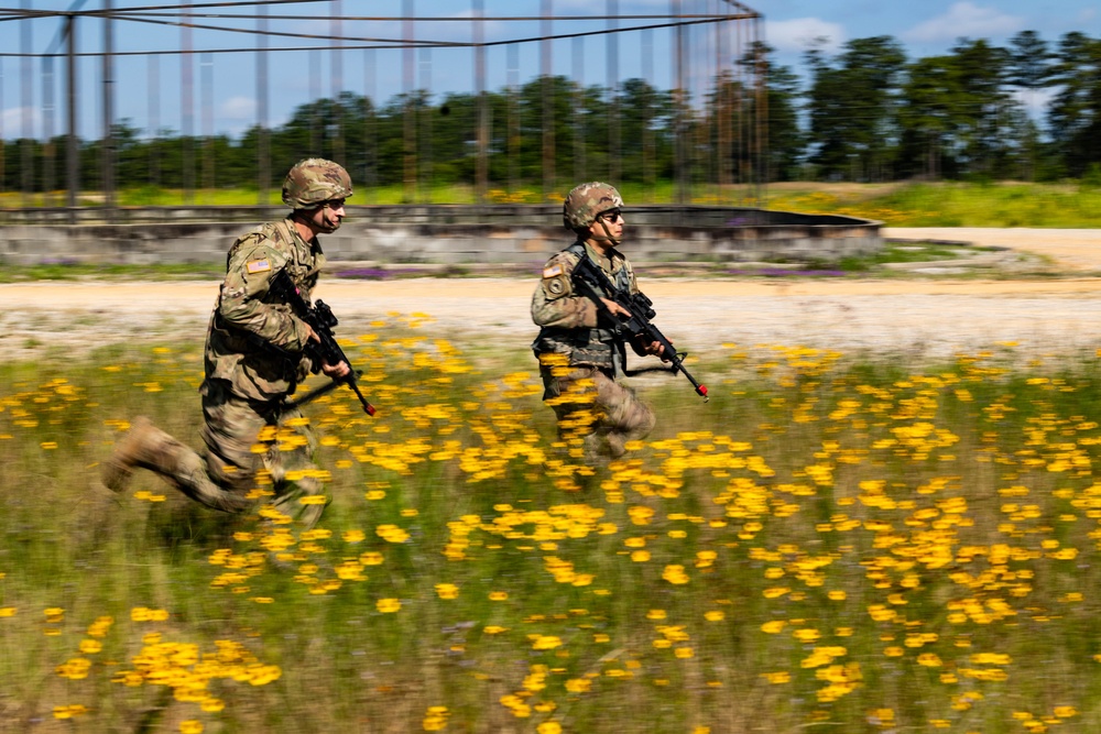 The 181st Forward Support Company conducts training exercise
