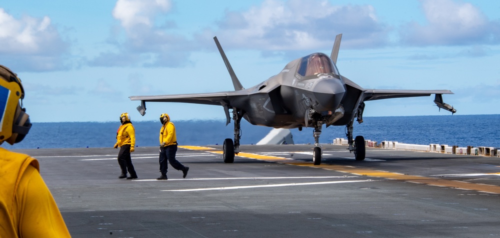 USS America (LHA 6) Conducts Flight Operations