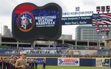 Recruiting Station Nashville Change of Command Ceremony