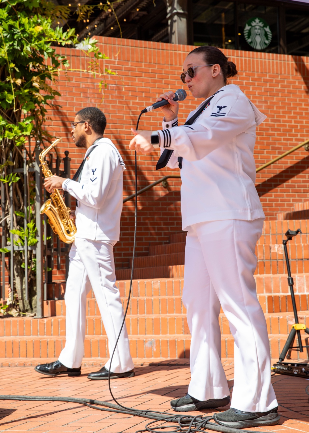 Navy Band Northwest performs during Portland Fleet Week 2025