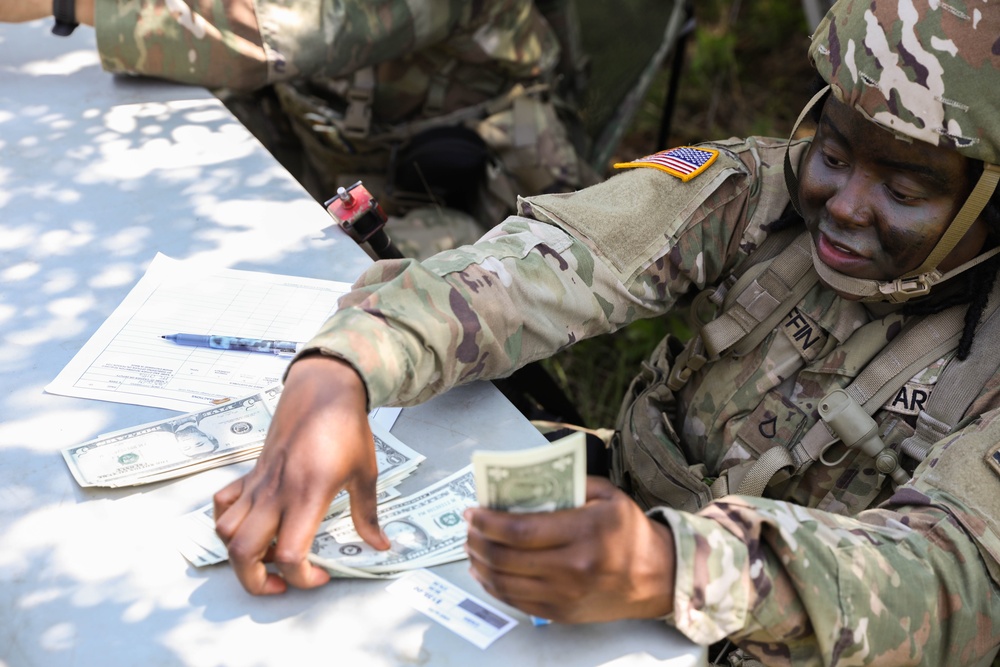 1946th Finance Company Trains in Austere Deployed Environment Simulation