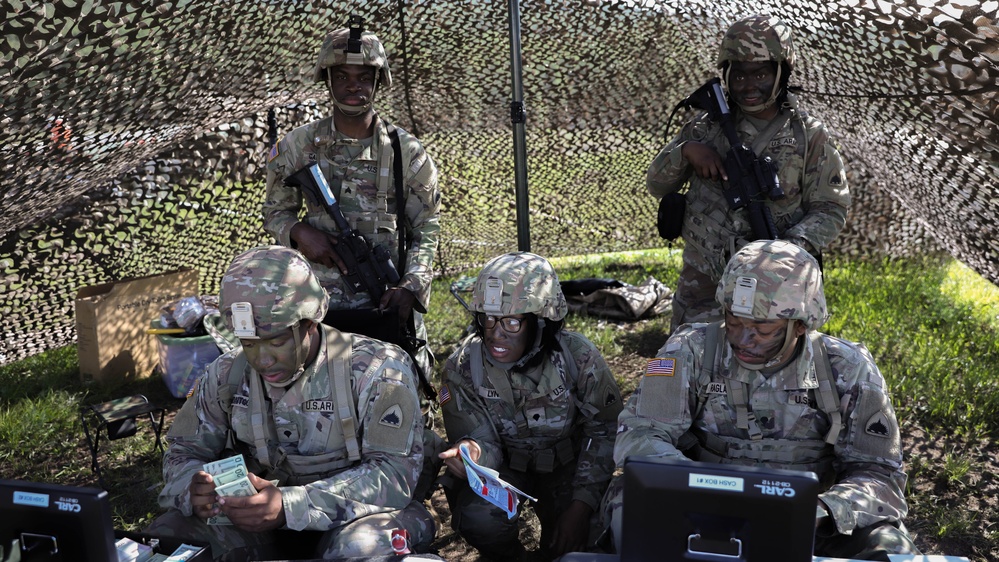 1946th Finance Company Trains in Austere Deployed Environment Simulation
