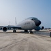 KC-135R Stratotanker Refuels A-10 Thunderbolt II in formation