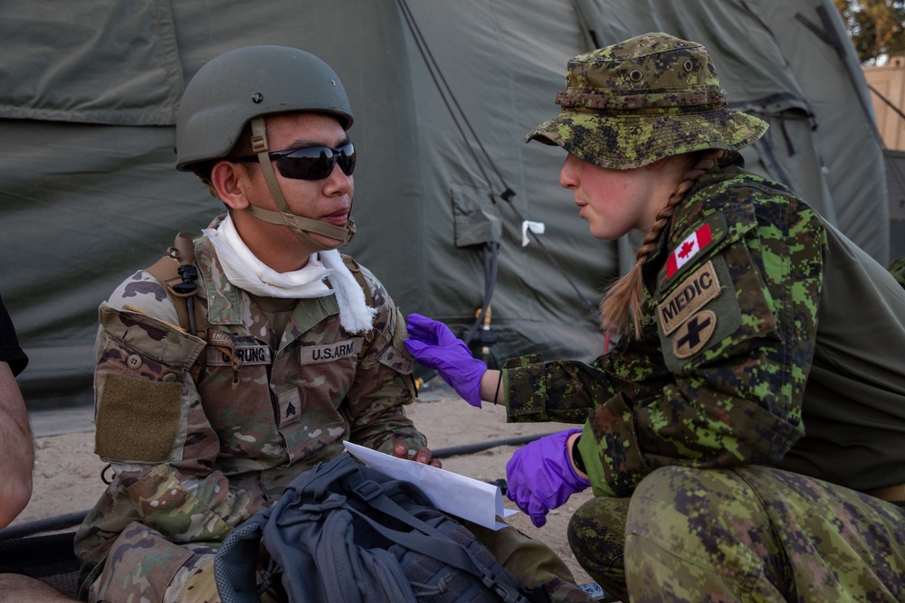 801st FH and 934th FRSD put skills to the test in Global Medic mass casualty exercise