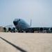 KC-135R Stratotanker Refuels A-10 Thunderbolt II in formation
