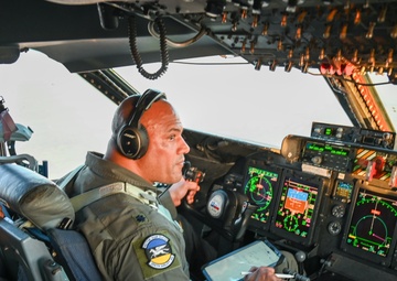 Strategic Asset Gets Tactical: 433rd AW C-5M, Chilean F-16s Team Up for Aerial Maneuvers