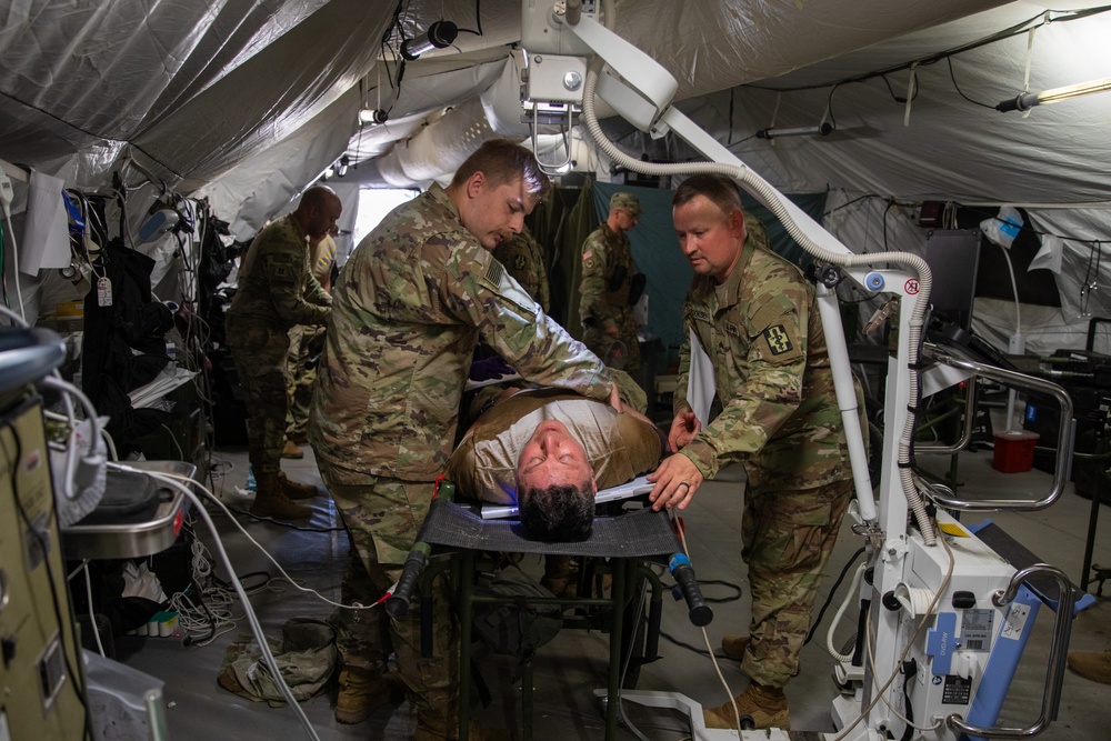 452nd Field Hospital puts skills to the test in Global Medic mass casualty exercise