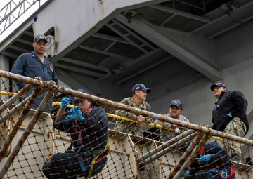 Abraham Lincoln conducts routine operations