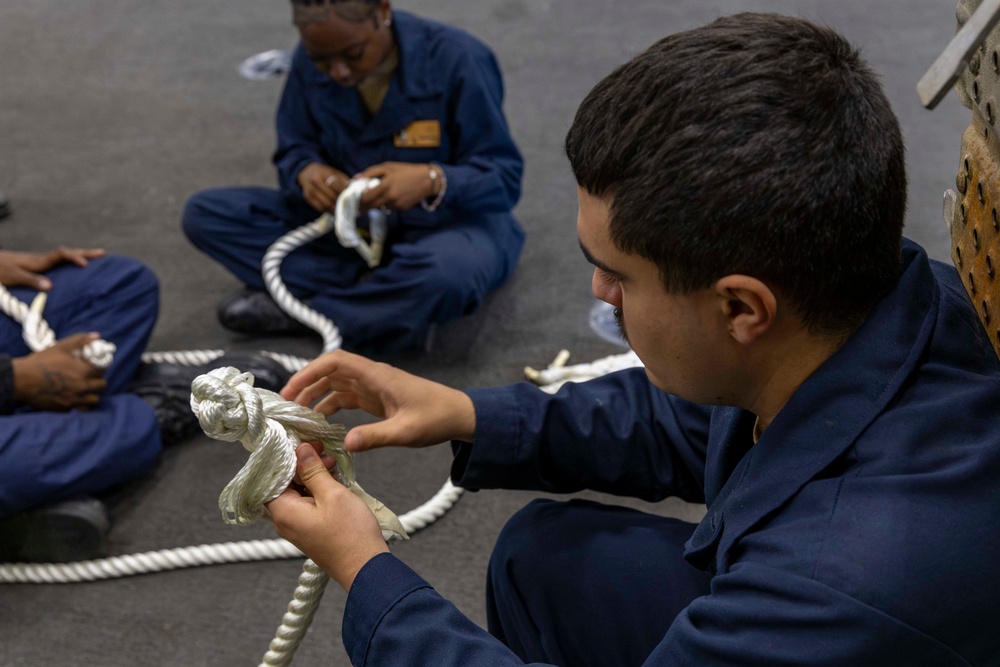 Abraham Lincoln conducts routine operations