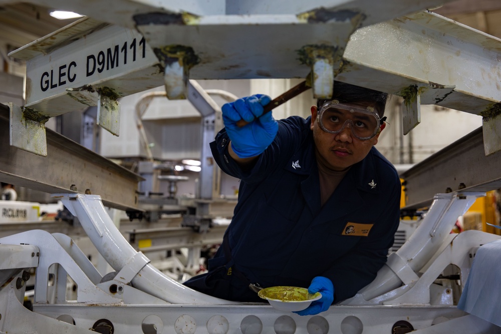 Abraham Lincoln Sailors conduct routine operations