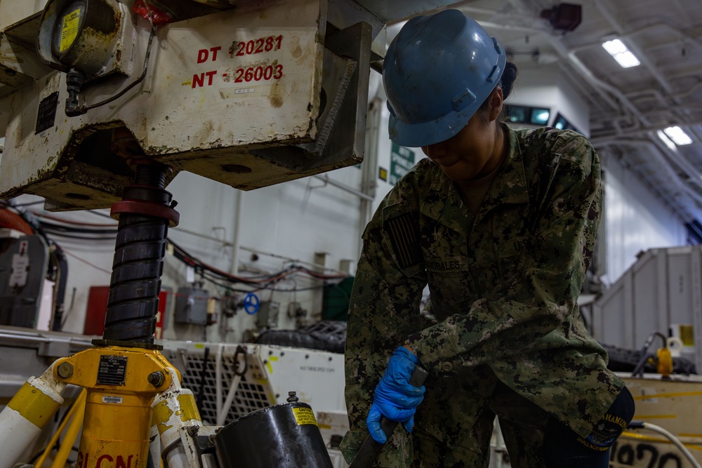 Abraham Lincoln Sailors conduct routine operations