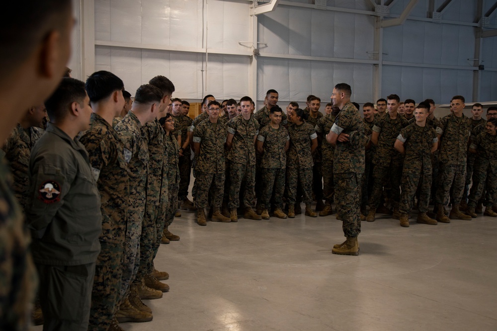 SMMC Ruiz visits MCAS Cherry Point