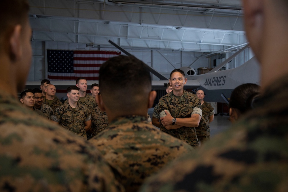 SMMC Ruiz visits MCAS Cherry Point