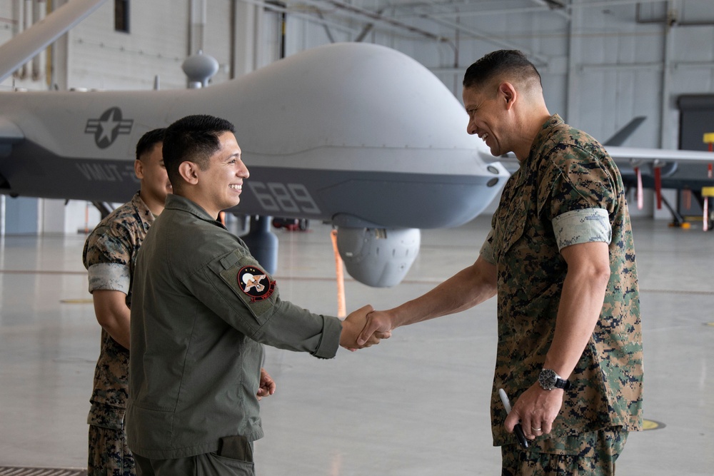 SMMC Ruiz visits MCAS Cherry Point