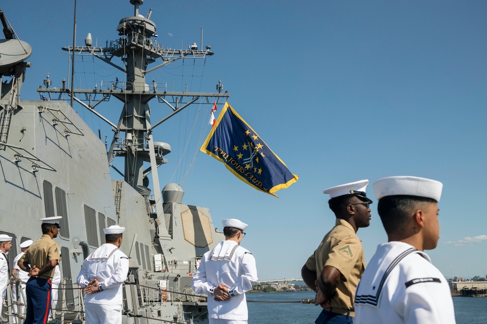 USS Mustin and USS Jack H. Lucas Arrive in Portland, Oregon