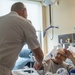Commanders and Senior Enlisted Advisors visit Vets at the Portland VA Medical Center