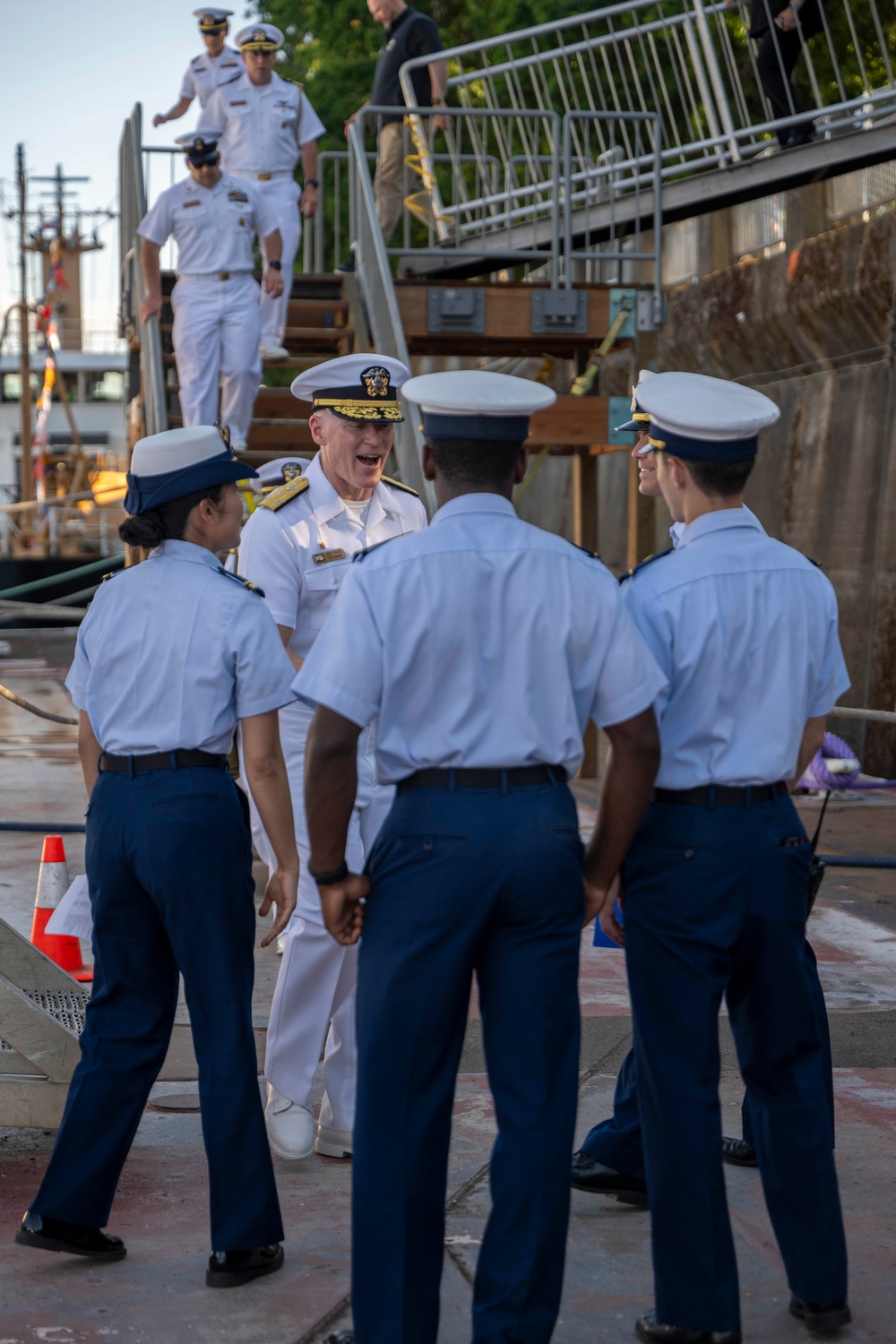 Coast Guard Cutter Eagle (WIX 327) holds a Reception for Portland Fleet Week