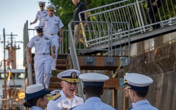 Coast Guard Cutter Eagle (WIX 327) holds a Reception for Portland Fleet Week