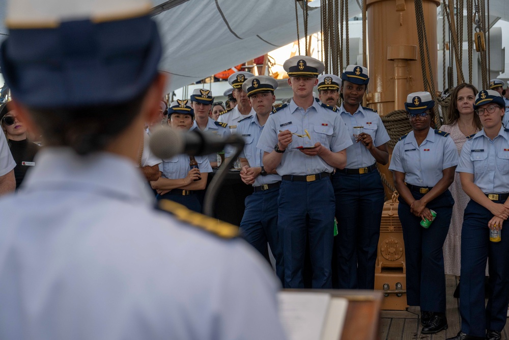 Coast Guard Cutter Eagle (WIX 327) holds a Reception for Portland Fleet Week