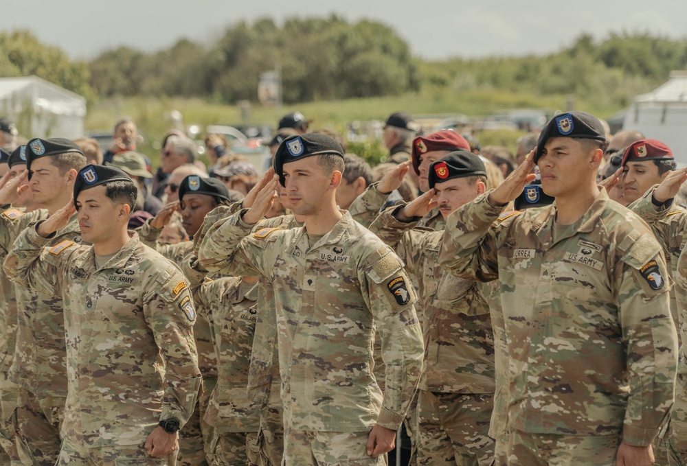 International Ceremony at Utah Beach During 81st Anniversary of D-Day