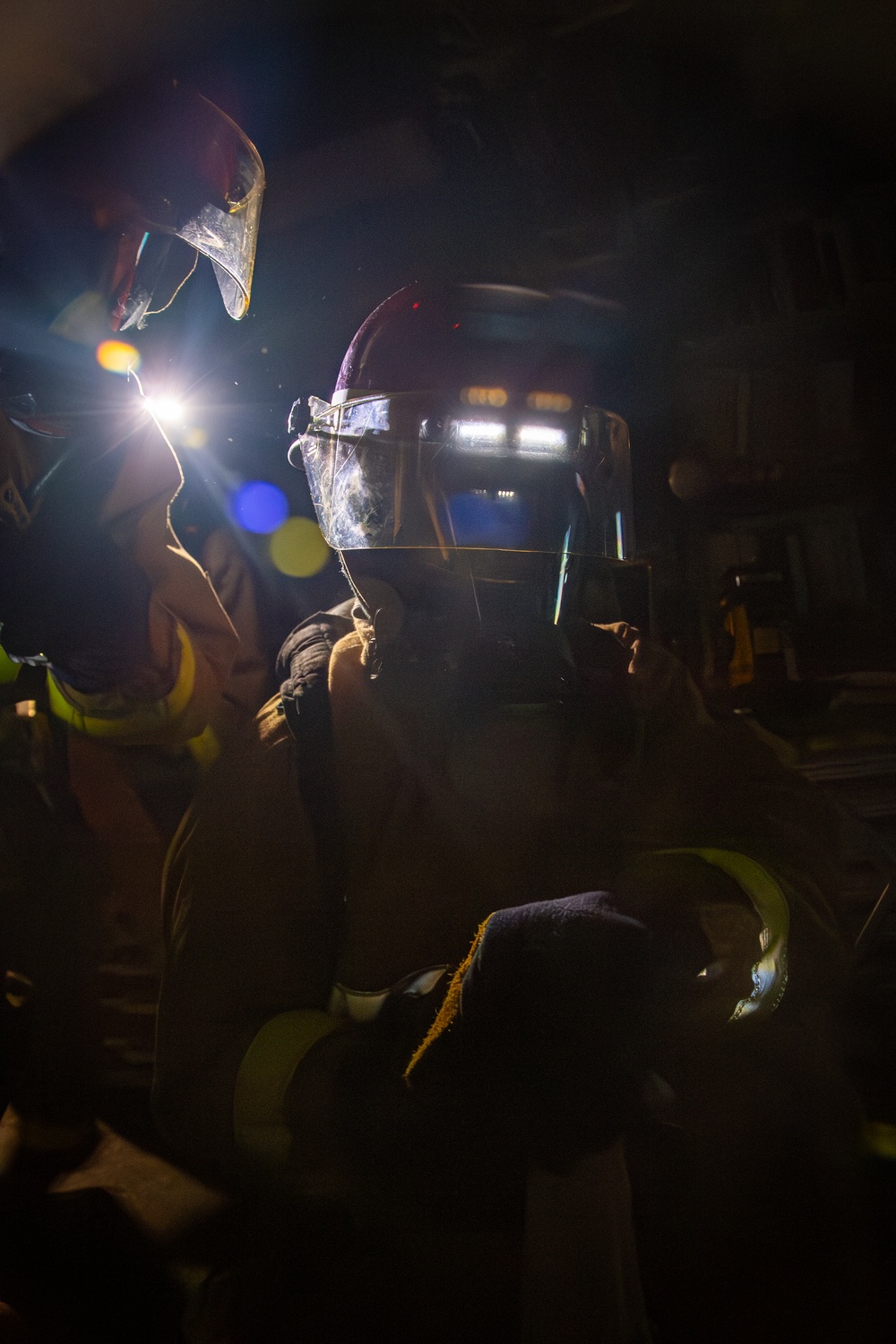 USS Gridley Damage Control Drill