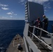 Sailors Aboard USS Oscar Austin (DDG 79) Conduct Maintenance Aloft