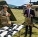 Lyons Visits with Soldiers at Udbina