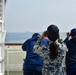 The Legend-class USCGC Stratton operates alongside the Royal Navy in the East China Sea