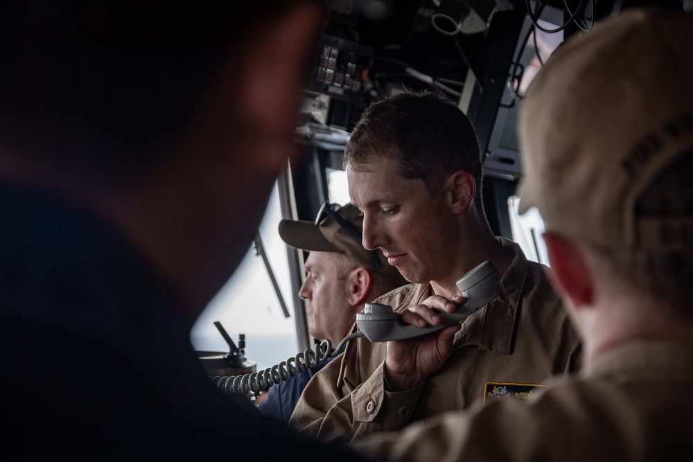 USS Gridley Underway Replenishment