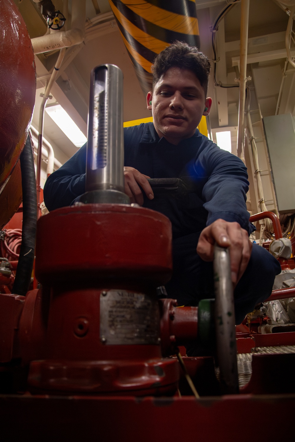USS gridley Engineering Drill